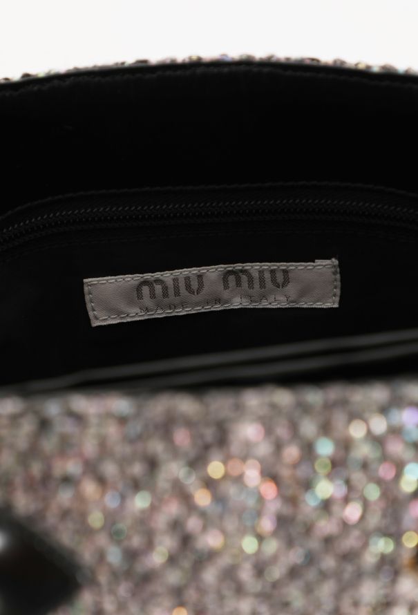 Miu Miu Iridescent Tweed Handbag, 1998 - 14