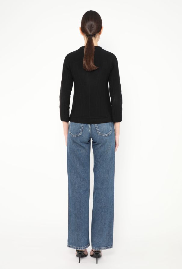 Louis Vuitton Collarless Cashmere Jacket - 4