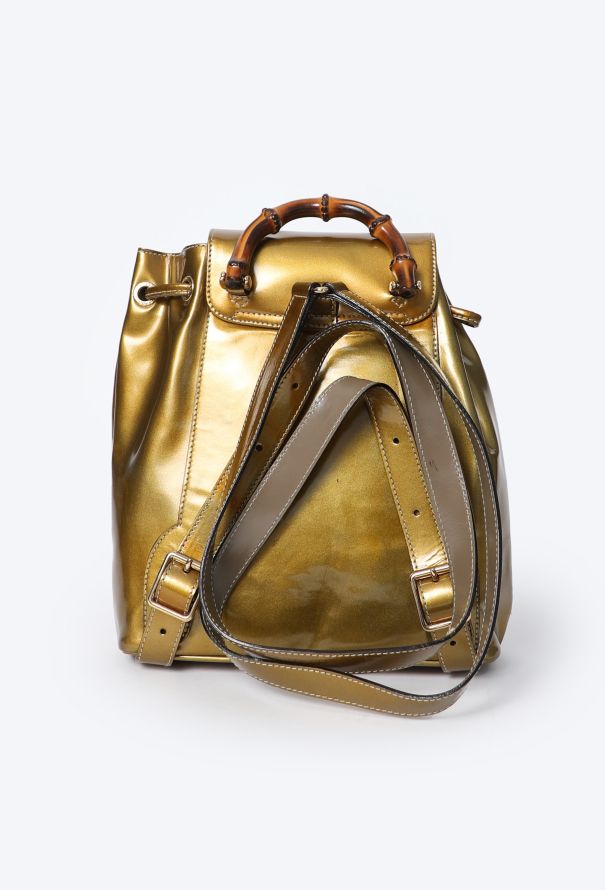 Gucci Vintage Mini Bamboo Backpack - 6