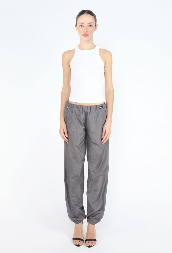 Miu Miu S/S 2025 Mesh Logo Joggers - 1