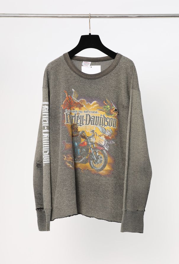 Men's Vintage RARE '80s Harley Davidson Henley - 2 Men's Vintage RARE '80s Harley Davidson Henley - 2