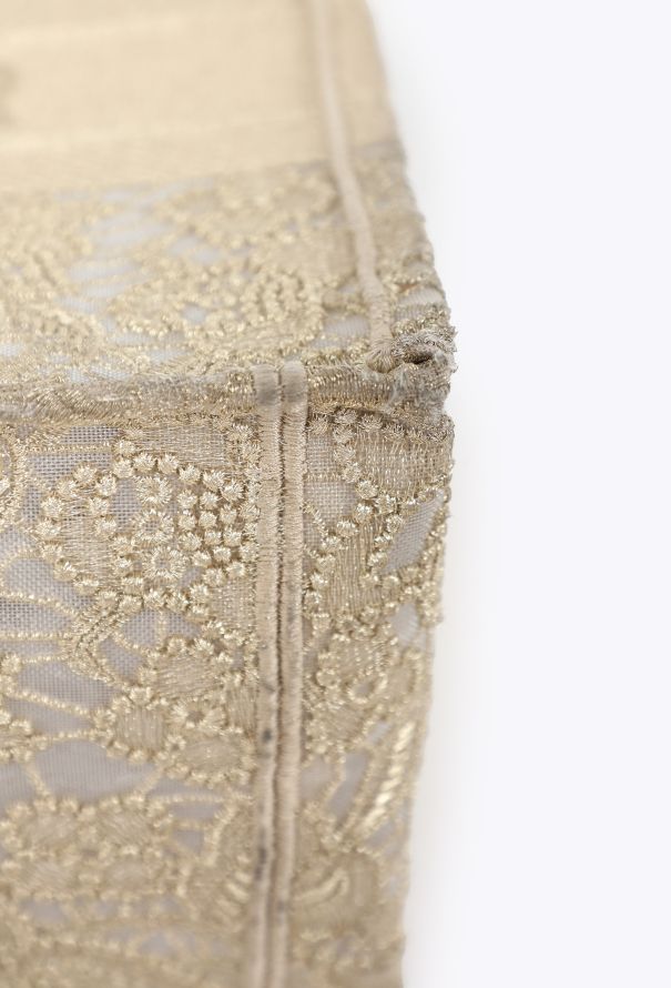 Dior Embroidered Macrame Medium Book Tote - 8