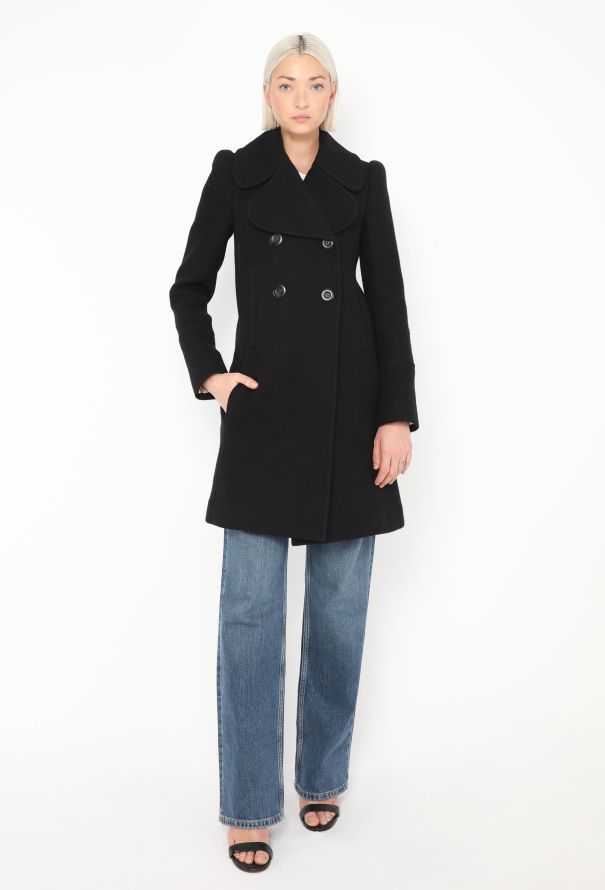 Chloé Tailored A-Line Peacoat - 1
