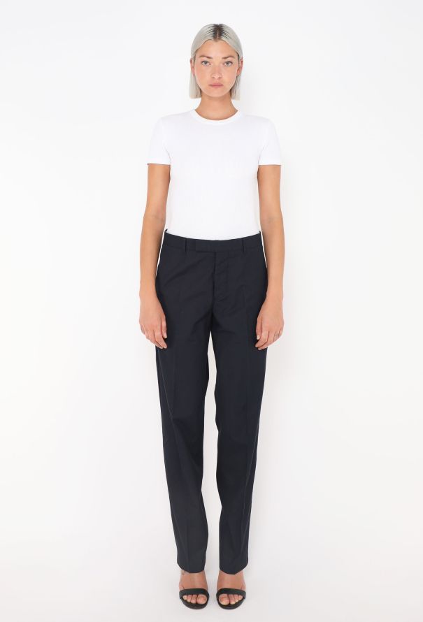 Helmut Lang Early 2000s Navy Smoking Suit - 2