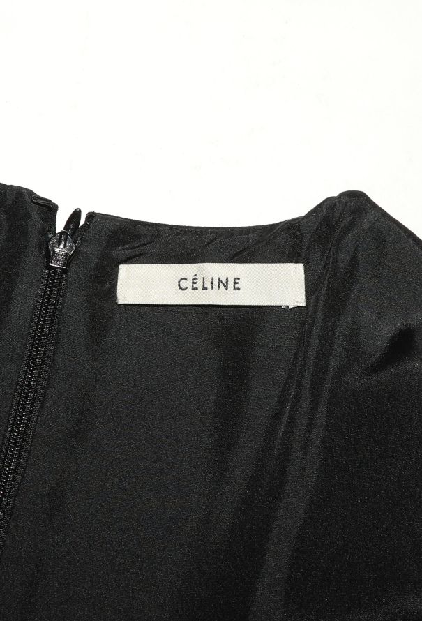 Céline S/S 2012 Crêpe Peplum Top - 6