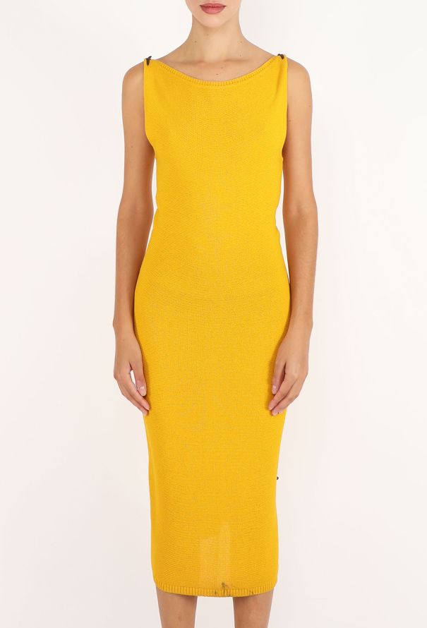 Dior Buckled Slit Knit Dress, S/S 1999 - 4