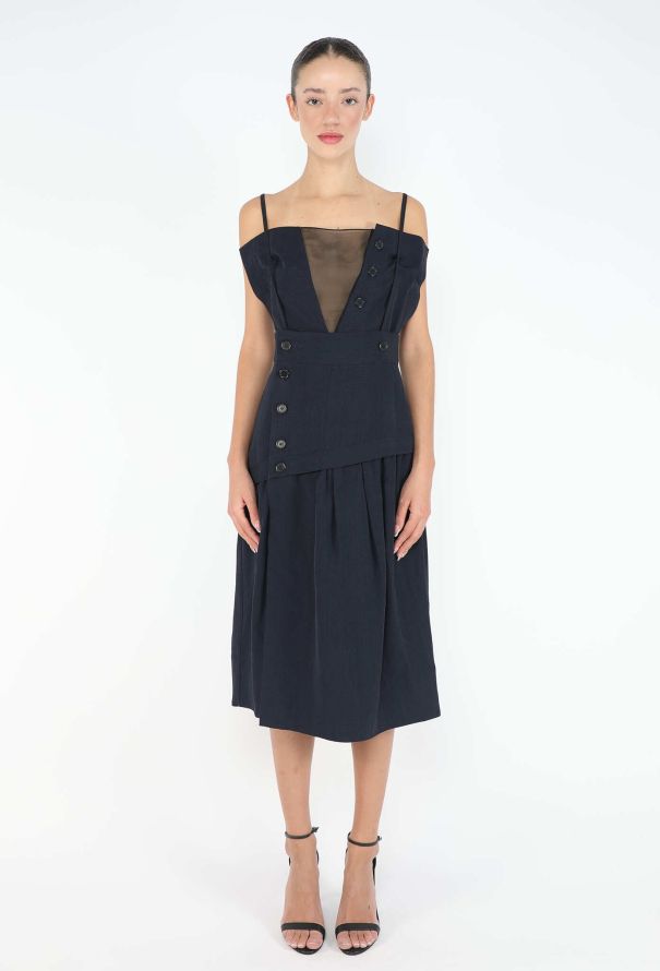 Céline Collector S/S 2017 Asymmetrical Wrap Dress - 3