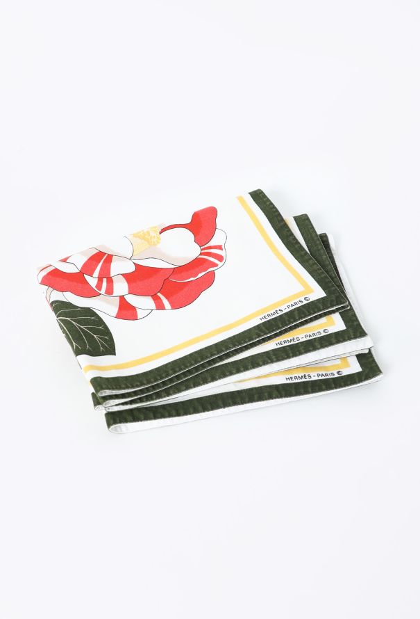 Hermès Vintage Floral Placemats Set of 6 - 6