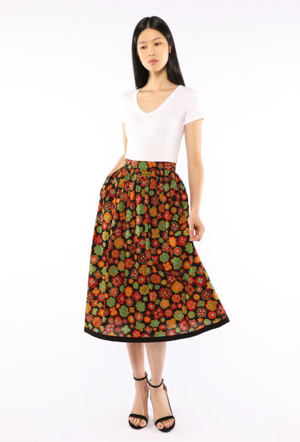 Saint Laurent 'Opéra Ballets Russes' Printed Skirt, F/W 1976 - 1
