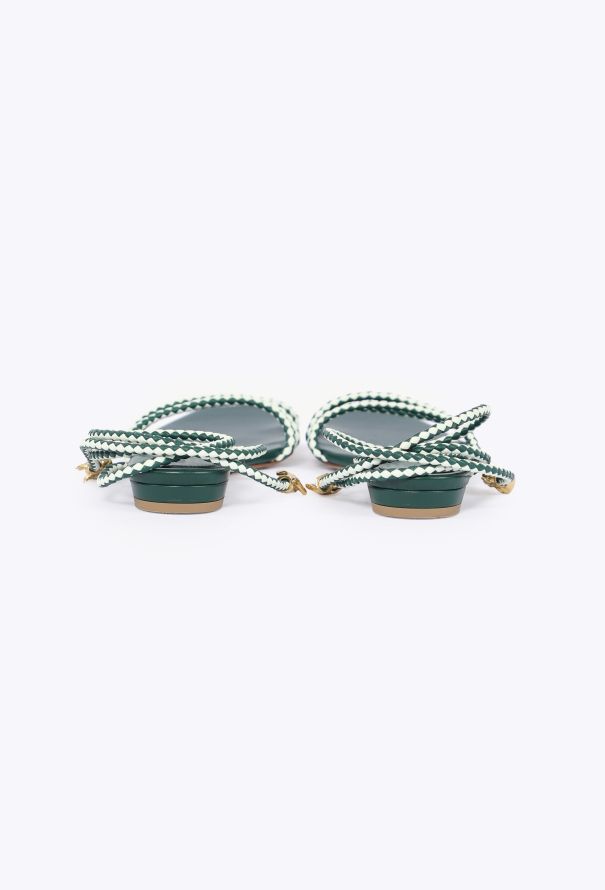Bottega Veneta Adam Leather Wrap Sandals, 2022 - 4
