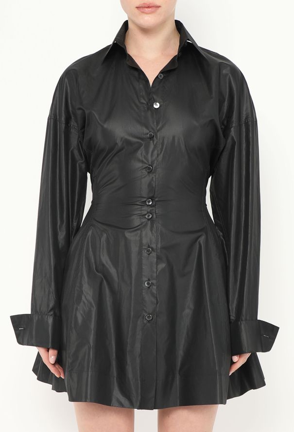 Alaïa S/S 1987 Flared Nylon Silk Dress - 3 Alaïa S/S 1987 Flared Nylon Silk Dress - 3