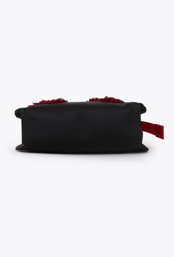 Saint Laurent '90 Black Silk Clutch - 6