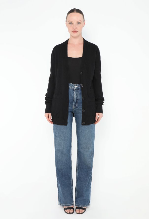 Céline Oversized Pocketed Cardigan - 2