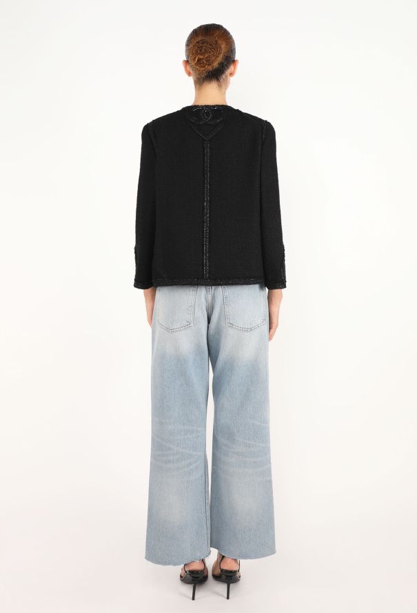 Chanel Tweed Classic Trim 'CC' Jacket - 4