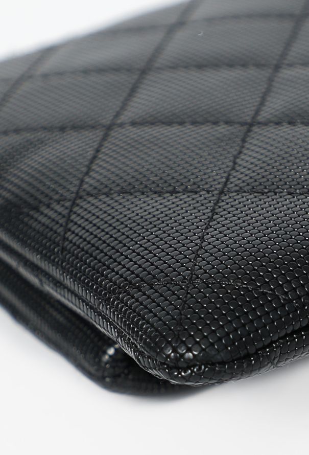 Chanel Quilted Pixel-Effect Foldover Clutch - 8