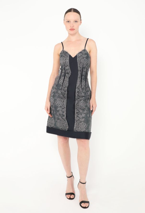 Lanvin 2012 'Les 10 ans' Lace Appliqué Dress - 3 Lanvin 2012 'Les 10 ans' Lace Appliqué Dress - 3