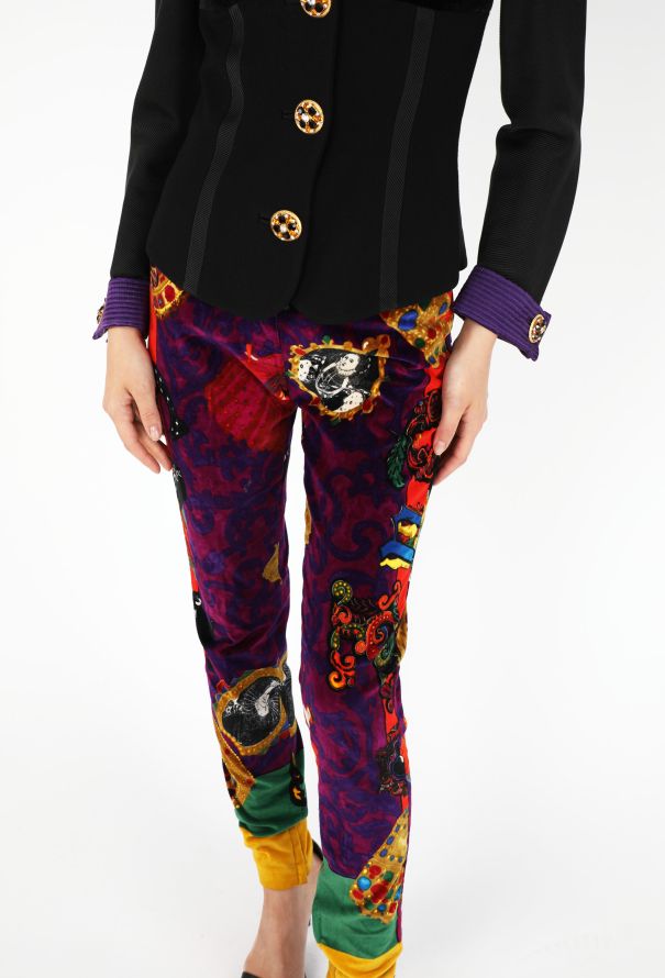 Gianni Versace Regalia Velvet Pants, 1991 - 4