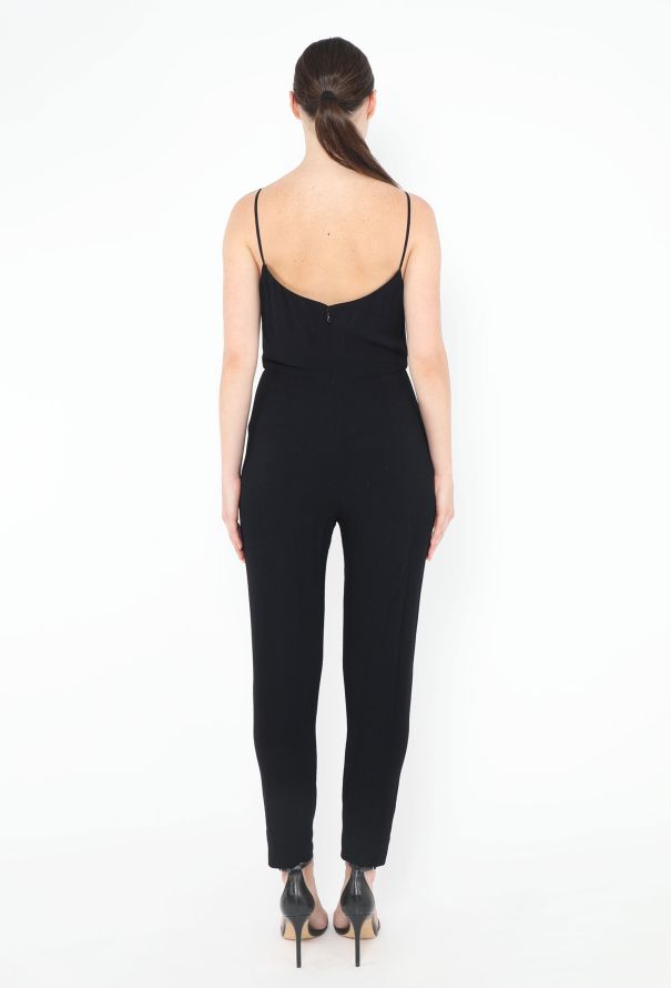Chanel S/S 2019 Tapered Crêpe Jumpsuit - 5