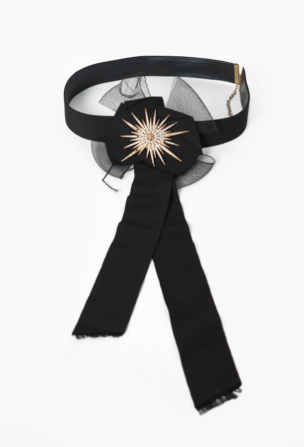 Chanel 2001 Starburst Grosgrain Belt - 1