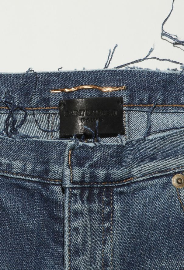 Saint Laurent S/S 2016 Distressed Slim Jeans - 6 Saint Laurent S/S 2016 Distressed Slim Jeans - 6
