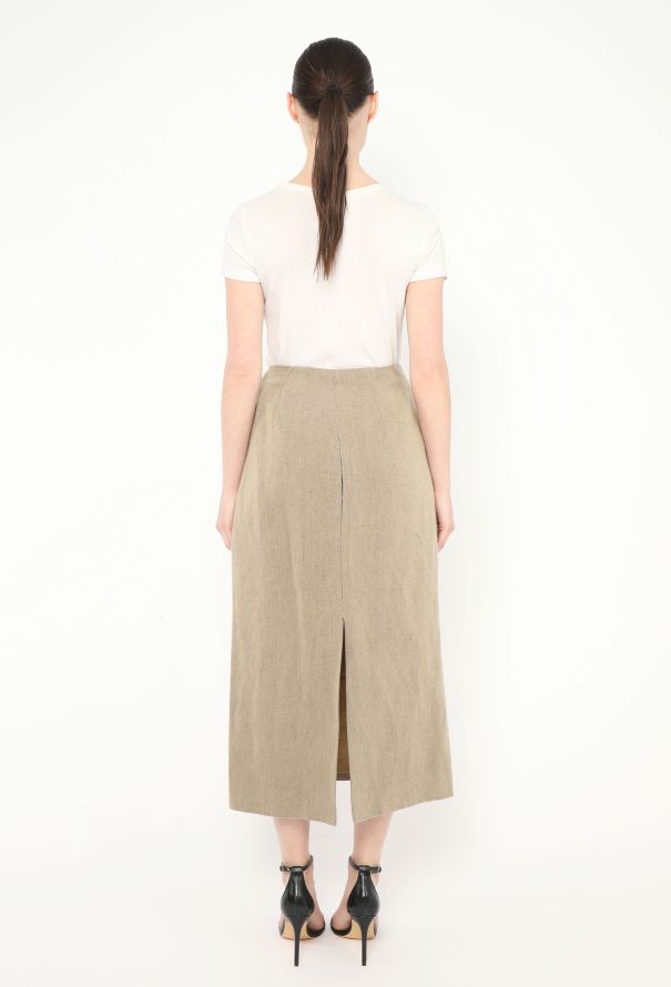 The Row S/S 2023 Alma Linen Skirt - 5