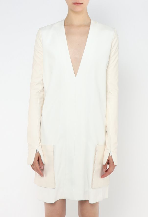 Céline 2010 Leather Trim Dress - 2