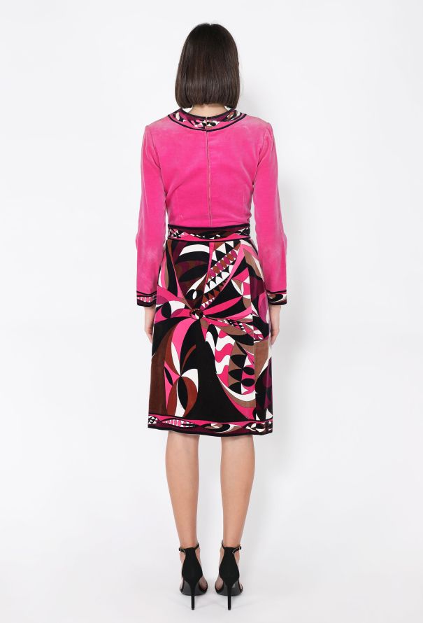 Emilio Pucci Velvet Romper & Skirt Ensemble, 1970s - 7