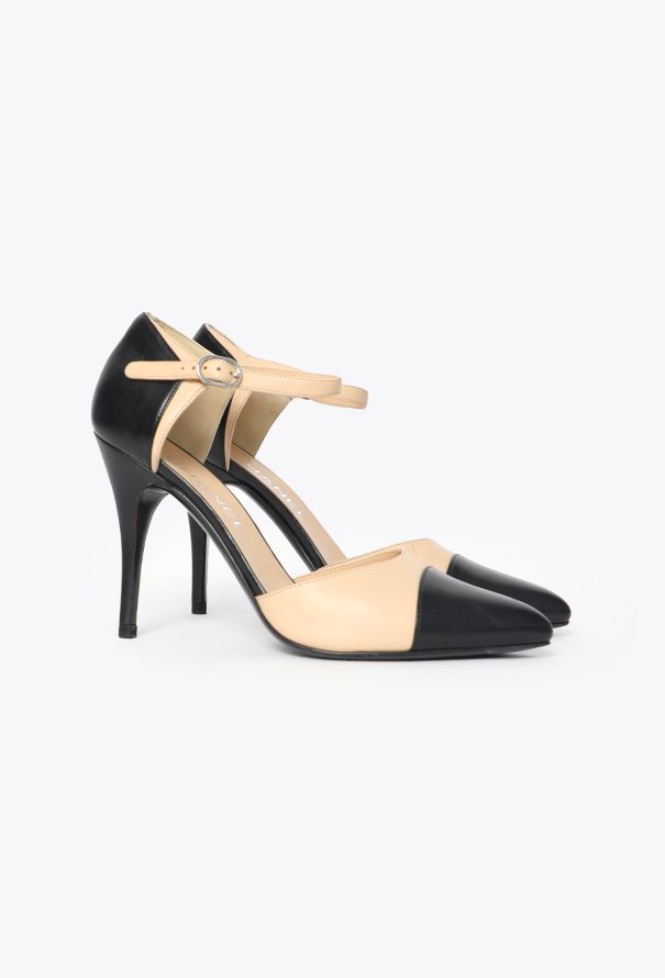 Chanel Classic Bicolor Stilettos - 3