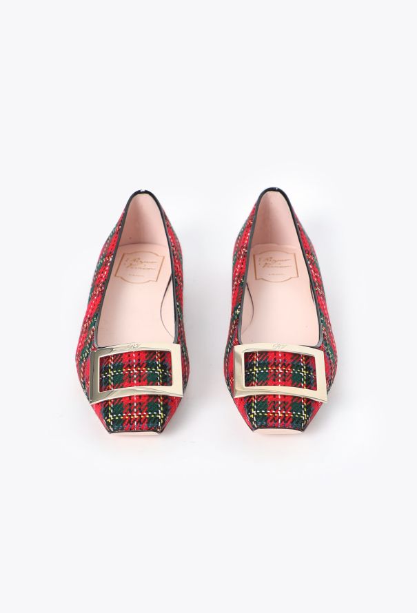 Roger Vivier 2024 Tartan Ballerina Flats - 2