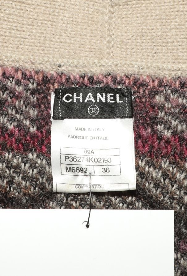 Chanel Pre-Fall 2009 Paris-Moscow Intarsia Cardigan - 7 Chanel Pre-Fall 2009 Paris-Moscow Intarsia Cardigan - 7