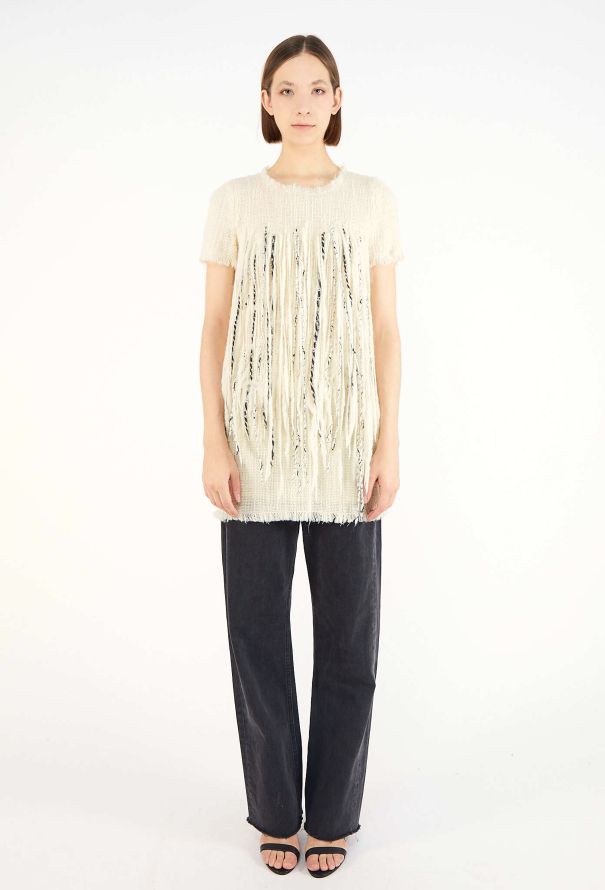 Chanel ICONIC F/W 2010 Fringed Tweed Dress - 4