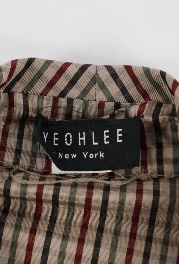 S/S 2001 Yeohlee Gingham Raincoat - 8