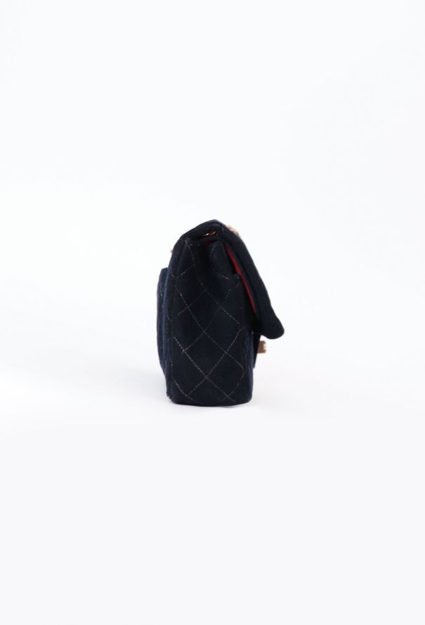 Chanel Navy Jersey 2.55 Medium Flap Bag - 5