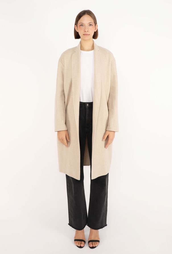 Céline Double-Face Cashmere Cocoon Coat - 2