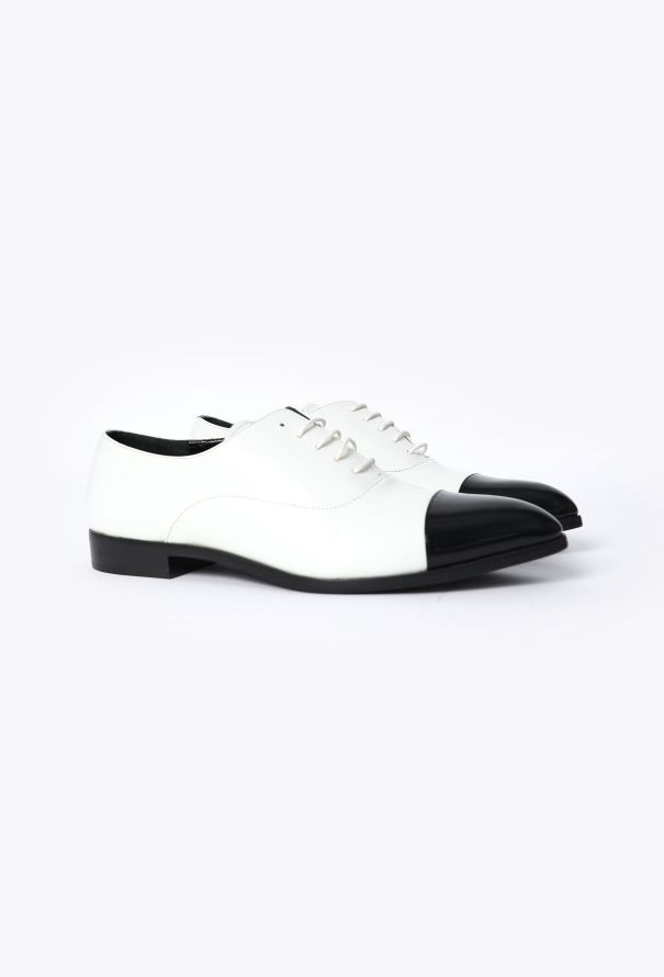 Prada Bicolor Derby Loafers - 3
