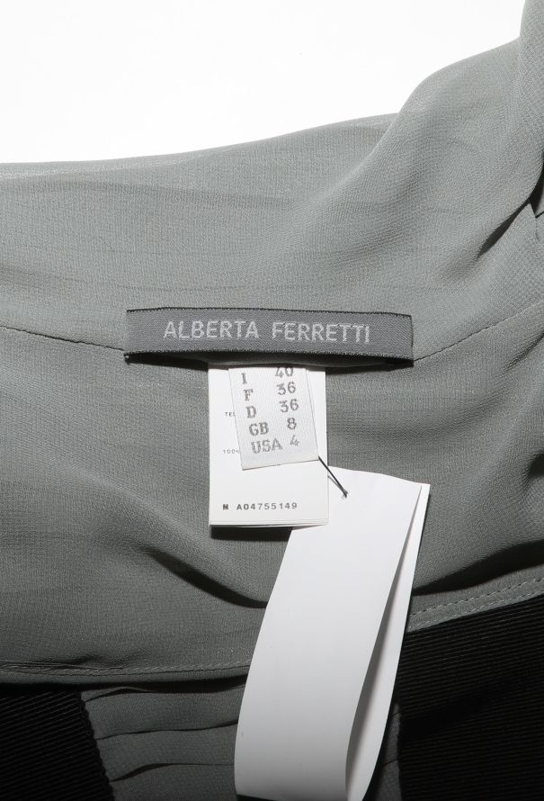 Alberta Ferretti Pleated Strass Gown - 5 Alberta Ferretti Pleated Strass Gown - 5