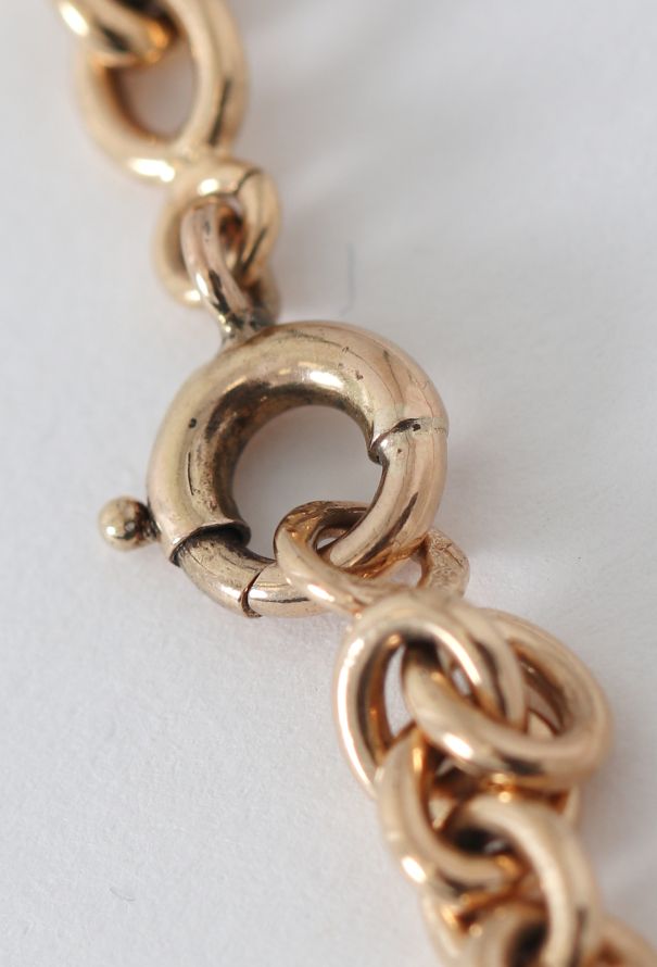 Vintage Fine Jewelry 1970s 18k Yellow Gold Chainlink Necklace - 3 Vintage Fine Jewelry 1970s 18k Yellow Gold Chainlink Necklace - 3