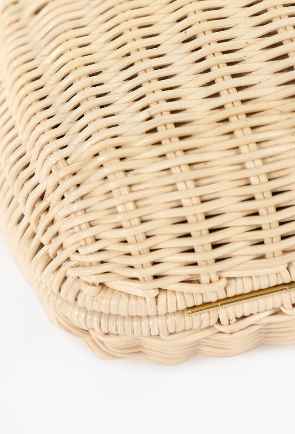 Bottega Veneta Knot Chain Rattan Crossbody Bag, 2024 - 8
