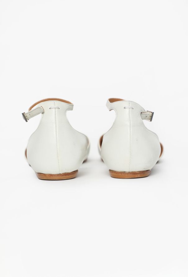 Maison Margiela Leather Tabi Flats - 4