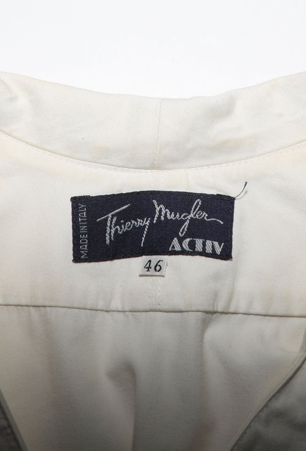 Thierry Mugler Vintage Hourglass Cotton Dress - 7