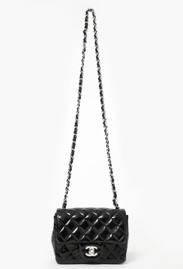 Chanel Patent Mini Square Timeless Bag - 1