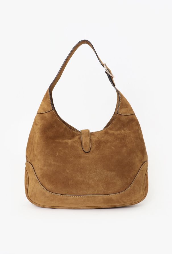 Gucci Brown Suede Jackie Bag - 4