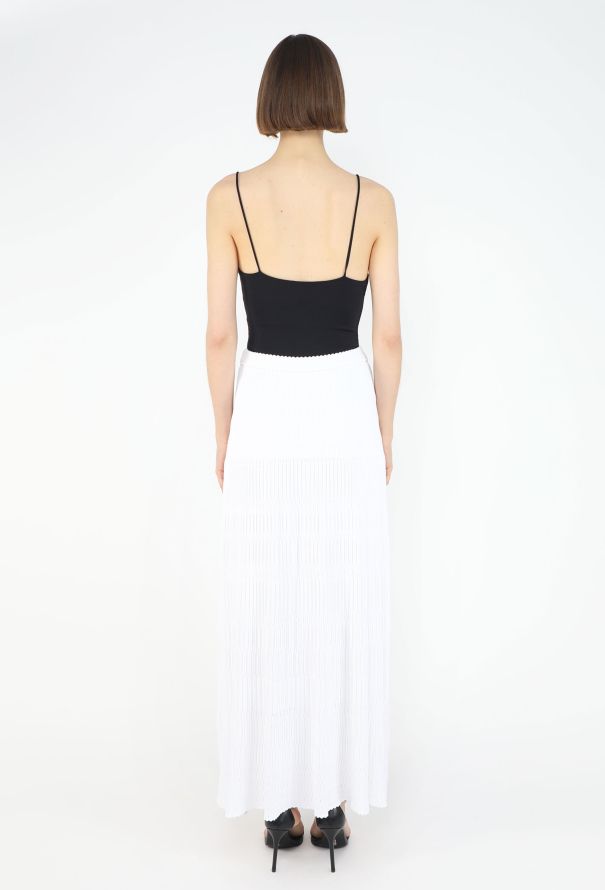 Alaïa S/S 2012 Ribbed Knit Maxi Skirt - 5