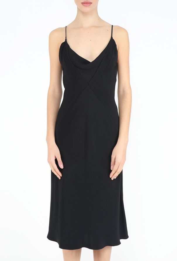 Prada 2002 Crêpe Cowl Slip Dress - 2