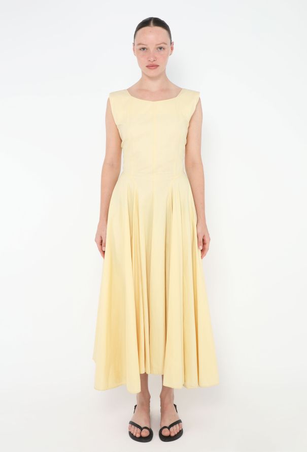 Alaïa Rare S/S 1989 Cinched Cotton Dress - 1