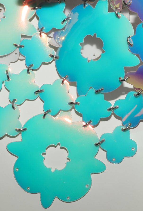 Paco Rabanne 2021 Holographic Chainmail Ensemble - 5