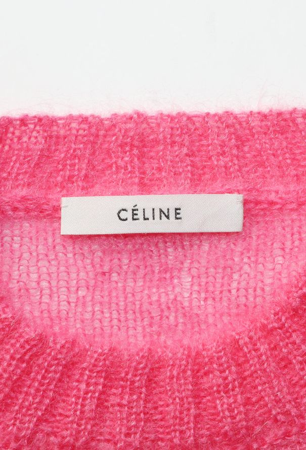Céline Lightweight Mohair Knit Top - 5