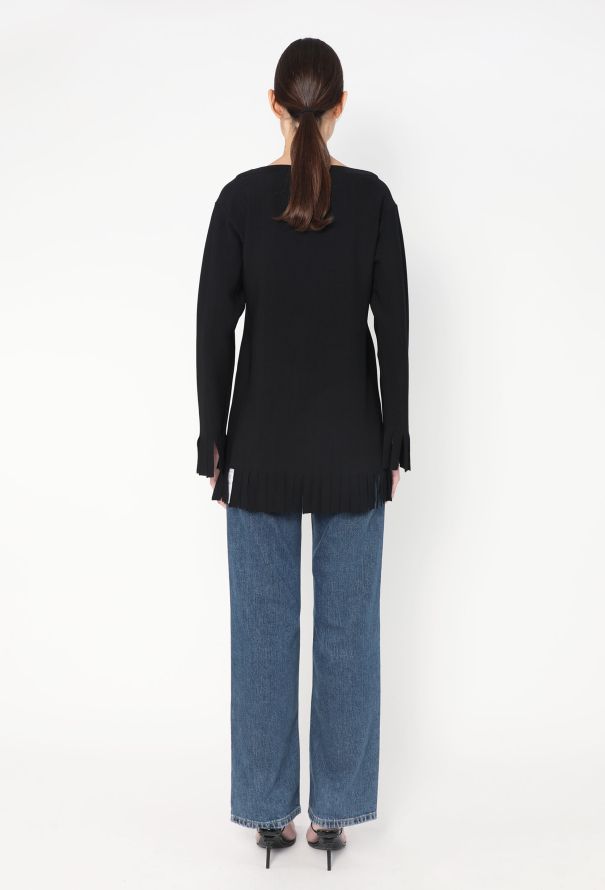 Alaïa Ribbed Fringe Trim Tunic - 5