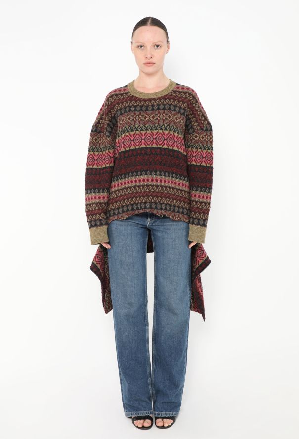 Balenciaga F/W 2016 Oversized Geometric Sweater - 3