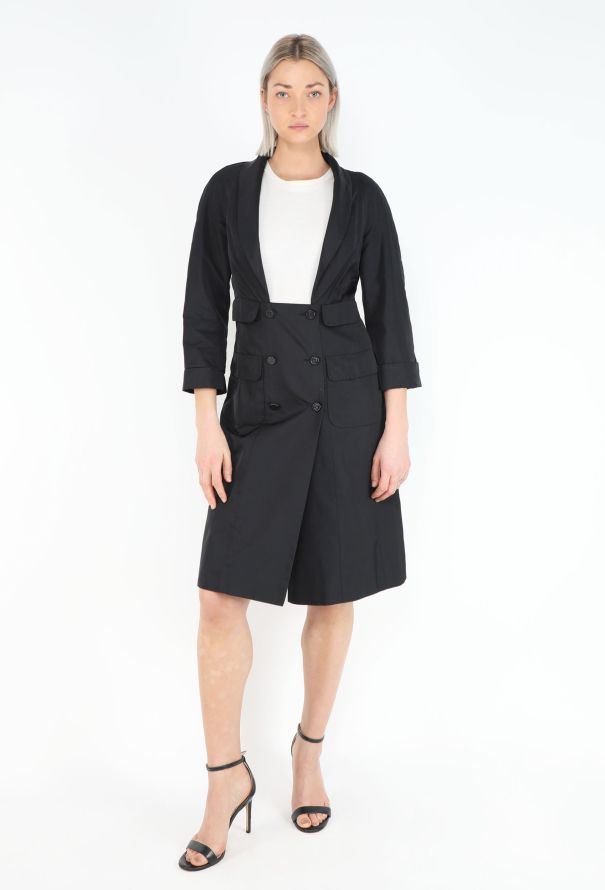 Chanel S/S 2006 Double-Breasted Shawl Dress - 4